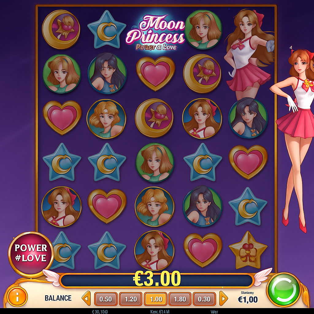 SlotsPalace - Moon Princess Power of Love Slot - Casino en Ligne