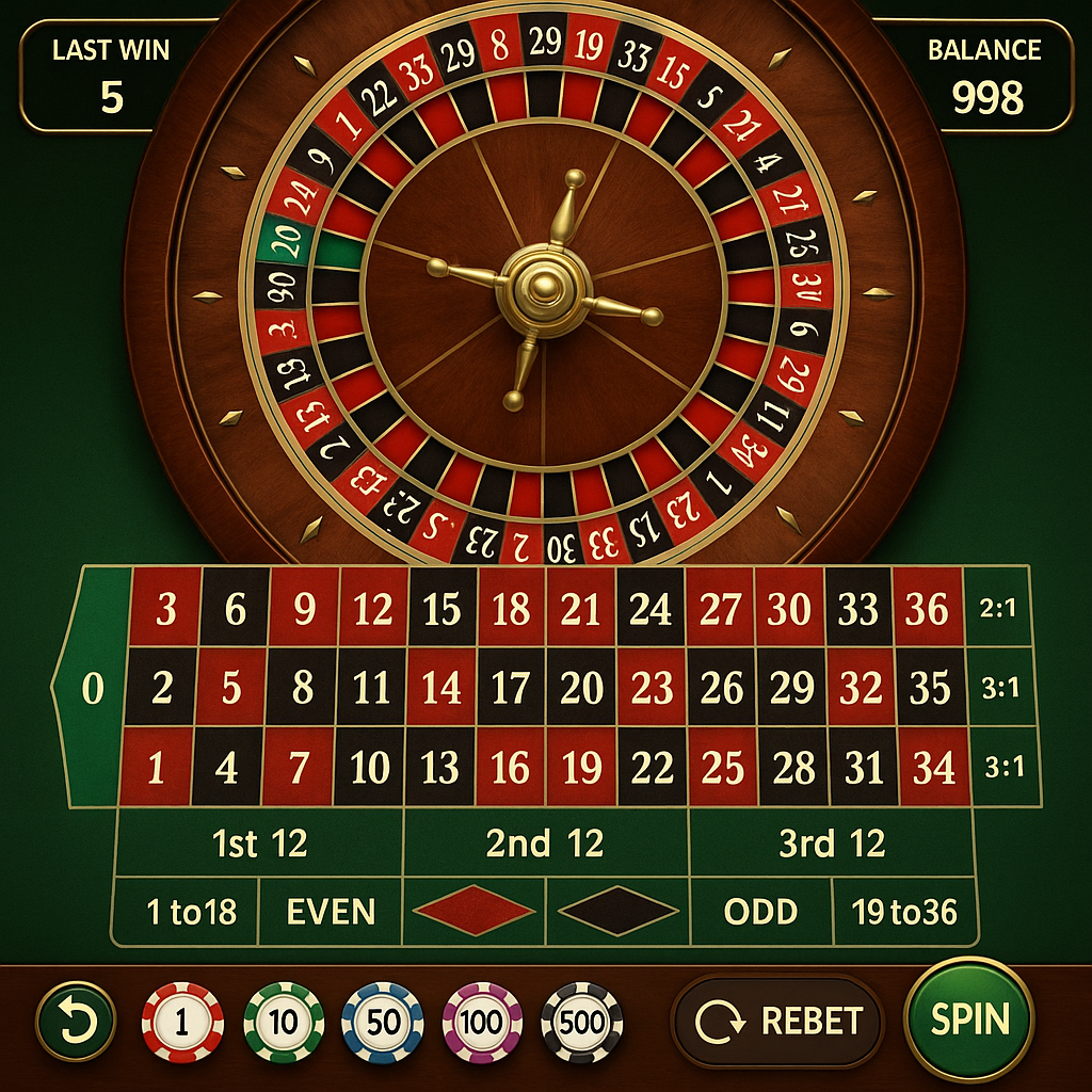 SlotsPalace - Roulette Européenne - Casino Français